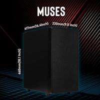 PC-behuizing - BITFENIX - Muses - Middelgrote toren - USB 3.0 - HD Audio - Zwart - thumbnail
