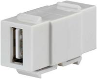 Rutenbeck KMK-USB rw 17010651 Adapter, Koppeling, dubbel 1 stuk(s) - thumbnail