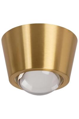 Lucide RIGON - Plafonnière - Ø 9 cm - LED - 1x7W 3000K - Mat Goud / Messing Lucide RIGON - Plafonnière - Ø 9 cm - LED - 1x7W 3000K - Mat Goud / Messing