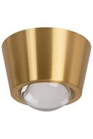 Lucide RIGON - Plafonnière - Ø 9 cm - LED - 1x7W 3000K - Mat Goud / Messing - thumbnail