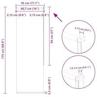 Rolgordijn verduisterend 45x175cm stofbreedte 40,7 cm polyester - thumbnail