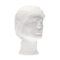 Haarnet CMT clip non-woven L 53cm PP wit 100 stuks - thumbnail