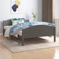 Bedframe massief grenenhout donkergrijs 120x200 cm - thumbnail