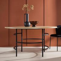 Nohr Ronde Eettafel 'Vu' MDF, 140cm, kleur Whitewash - thumbnail