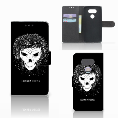 Telefoonhoesje met Naam LG G5 Skull Hair Telefoonhoesje met Naam LG G5 Skull Hair