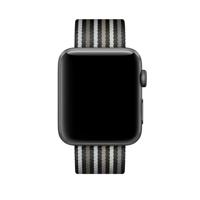 Apple Woven Nylon Apple Watch 42mm / 44mm / 45mm / 49mm Black Stripe - thumbnail