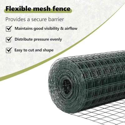 VidaXL Hek met paal groen 1,5 x 10 m staal