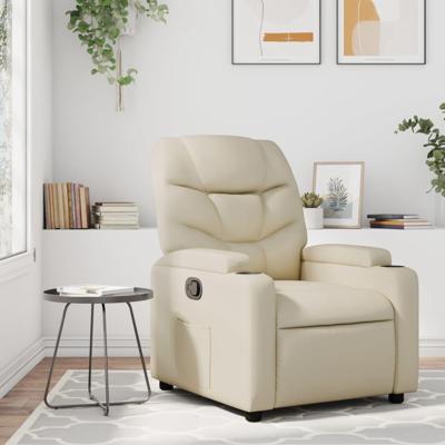 Relaxfauteuil Crme Kunstleer Relaxfauteuil Crme Kunstleer