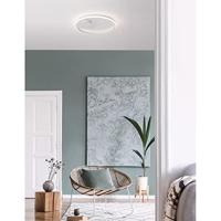 Lyora Ronde plafondlampFuline wit Ø 50cm - 9348072 - thumbnail