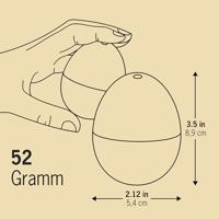 Brutus Kookt PiepEi Eierwekker 80's Hits kunststof 5,5 cm - thumbnail