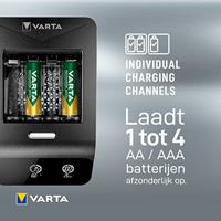 Varta LCD Ultra Fast Charger+ incl. 4 accu's 2100 mAh AA + 12V - thumbnail