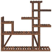 VidaXL Plantenstandaard 110x25x111 cm massief vurenhout - thumbnail