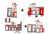 Sluban Fire Station bouwstenen set - thumbnail