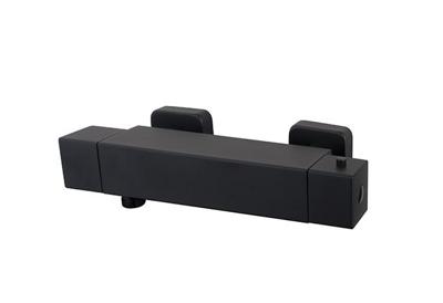 Douchethermostaat Eco Rombo 28 cm Mat Zwart Boss & Wessing