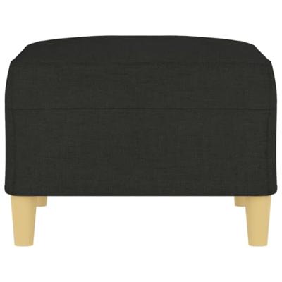 Voetenbank 70x55x41 cm stof zwart