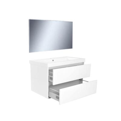 Badkamermeubel Wiesbaden Vision 80x46 Wit (2 laden) Badkamermeubel Wiesbaden Vision 80x46 Wit (2 laden)