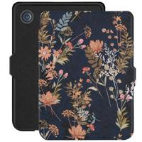 Lunso - Geschikt voor Kobo Clara 2E hoes (6 inch) - Vegan Saffiano Leren sleep cover - Urban Park - thumbnail