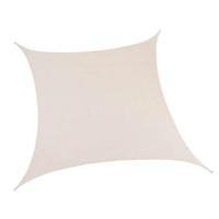 Schaduwdoek vierkant - crème - 300x300 - thumbnail