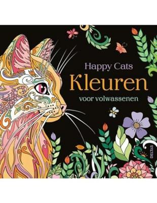 Happy Cats - Kleuren Voor Volwassenen Happy Cats - Kleuren Voor Volwassenen
