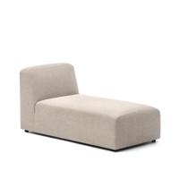 Kave Home Chaise Longue 'Neom' kleur Beige - thumbnail