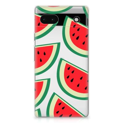 Google Pixel 6A | Siliconen Case | Watermelons