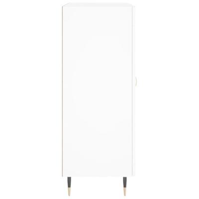 Dressoir 69,5x34x90 cm bewerkt hout wit