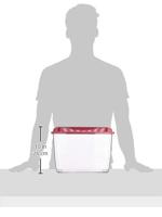 IMAC AQUARIUM ARIEL PLASTIC ASSORTI 34X20X25 CM 4 LTR - thumbnail