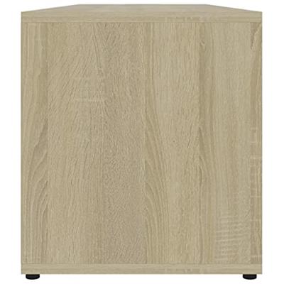 Tv-meubel 120x34x37 cm spaanplaat sonoma eikenkleurig