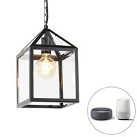 QAZQA Smart buiten hanglamp zwart IP23 incl. Wifi G95 - Amsterdam - thumbnail