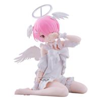 Re:Zero Starting Life in Another World Relax Time PVC Statue Ram Sweet Angel 13 cm - thumbnail