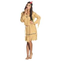 Boland 83813 - Kostuum Indiaanse vrouw, maat M, jurk, haarband en riem, wild west, carnaval, themafeest - thumbnail