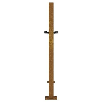 Poort 105x80 cm vierkant cortenstaal