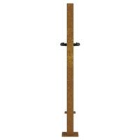 Poort 105x80 cm vierkant cortenstaal - thumbnail