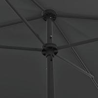 VidaXL Strandparasol 200x125 cm antracietkleurig - thumbnail
