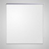VidaXL Rolgordijn verduisterend 124,4 x 175 cm stofbreedte 120 cm wit - thumbnail