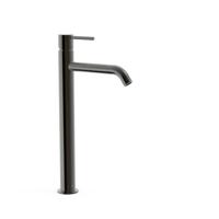 Wastafelmengkraan Tres Study Exclusive 38,5 cm 1-Knop Rond Metallic Zwart - thumbnail