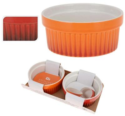 EH Ovenschaal porselein set 2 stuks 11cm rond
