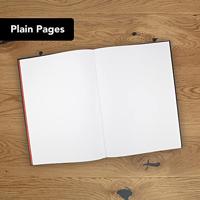 Notitieboek oxford black n&apos; red a4 96vel blanco - thumbnail