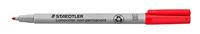 Viltstift Staedtler Lumocolor 315 non permanent M rood | 10 stuks - thumbnail