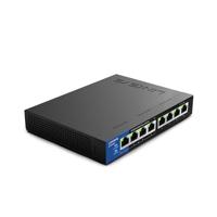 Linksys LGS108P-EU 8-poorts onbeheerde Gigabit PoE-netwerkswitch met vier PoE+-poorten - Tot 1000 Mbps voor bedrijven, thuis, kantoor, IP-beveiliging - Desktop-Ethernet-switch - thumbnail
