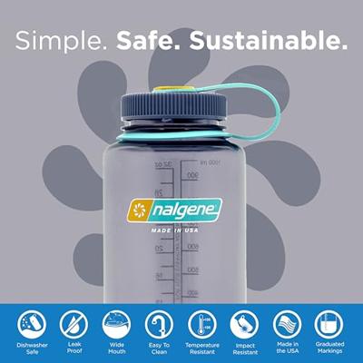 Nalgene Sustain Wide Mouth 1000Ml - Amethyst Sustain Drinkfles Aubergine 1 Nalgene Sustain Wide Mouth 1000Ml - Amethyst Sustain Drinkfles Aubergine 1