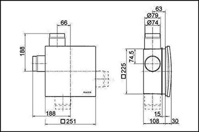 Maico Ventilatoren Maico Inbouwbehuizing