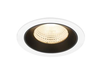 SLV InbouwspotNuminos L wit/zwart 2700K - 55gr - 1009771