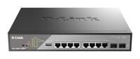 D-Link DSS 200G-10MPP - Switch - Managed - 8 x 10/100/1000 (PoE++) + 2 x Gigabit SFP - rack-mountable - PoE++ (242 W) - thumbnail