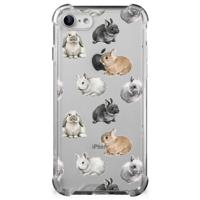 Case Anti-shock voor iPhone SE 2022/2020 | iPhone 8/7 Konijntjes - thumbnail