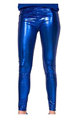 Legging Metallic Blauw