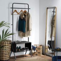 Kave Home Kledingrek 'Celise' kleur Zwart - thumbnail