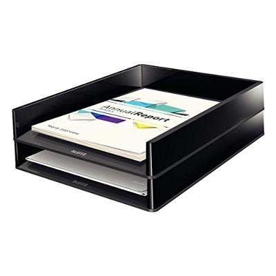 Leitz Dual Black brievenbakje zwart Leitz Dual Black brievenbakje zwart
