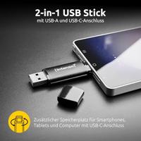 Intenso Flex Line USB-stick Retail 64 GB Zwart 3544490 USB-A 3.2 Gen 1, USB-C 3.2 Gen 1 - thumbnail