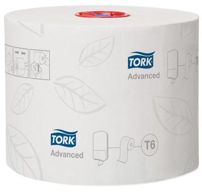 Toiletpapier Tork T6 Advanced 2-laags 100m wit 127530